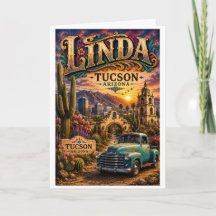 Linda Tucson Arizona Gepersonaliseerd Zuidwesters