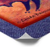 Lindas Buffalo gestileerde Poster (Hoek)