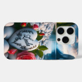 Linda's hart tussen de bergen Case-Mate iPhone case (Achterkant (horizontaal))