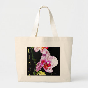Linda's Orchid Bag - Pas je eigen spullen aan! Grote Tote Bag