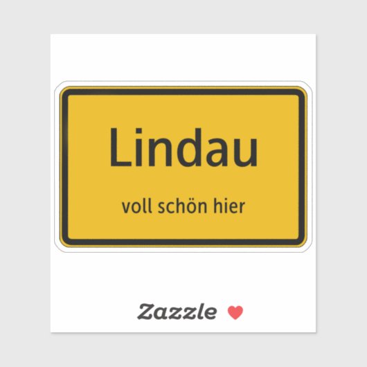 Lindau Aufkleber Sticker Autoaufkleber (Vel)