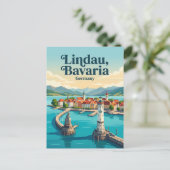 Lindau Duitsland Briefkaart (Staand voorkant)