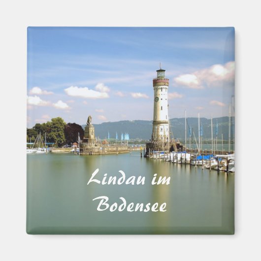 Lindau im Bodensee - Souvenirmagneet Magneet (Voorkant)