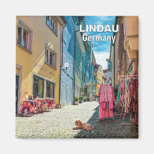 Lindau in Duitsland Oude Stad Souvenir Magneet