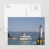 Lindau-ingang Briefkaart (Voorkant / Achterkant)