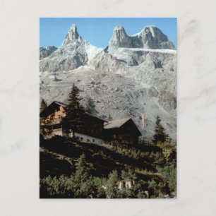Lindauerhütte Drei Türme Vintage Bergzicht Briefkaart