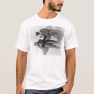Lindbergh en Wright met bedorven vliegtuig T-shirt