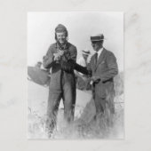 Lindbergh en Wright - Wrecked Plane Briefkaart (Voorkant)