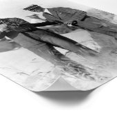 Lindbergh en Wright - Wrecked Plane Poster (Hoek)