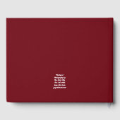 Lindegren Guest Book Gastenboek (Achterkant)