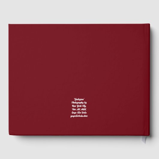 Lindegren Guest Book Gastenboek (Achterkant)