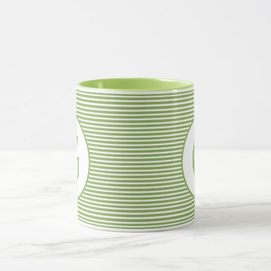 Lindegroen streepmonogram mok (Midden)