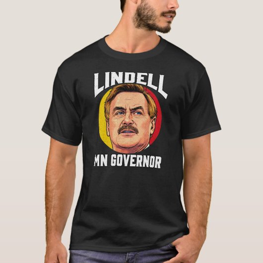 LINDELL VOOR MN GOVERNOR T-SHIRT (Voorkant)