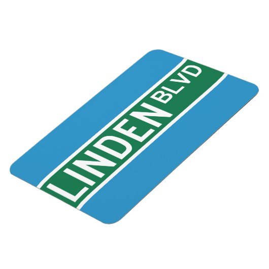 Linden Boulevard Sign Magneet (Linkerzijde)