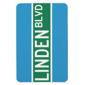Linden Boulevard Sign Magneet (Verticaal)