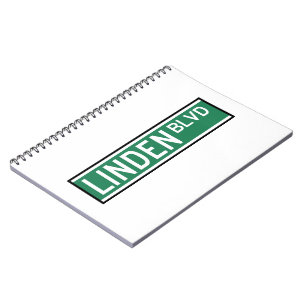 Linden Boulevard Sign Notitieboek