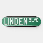 Linden Boulevard Sign Persoonlijk Skateboard (Horizontaal)