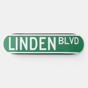 Linden Boulevard Sign Persoonlijk Skateboard