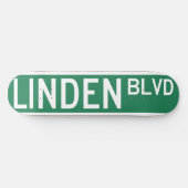 Linden Boulevard Sign Skateboard (Horizontaal)