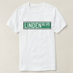Linden Boulevard Sign T-shirt