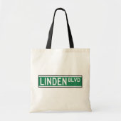 Linden Boulevard Sign Tote Bag (Voorkant)