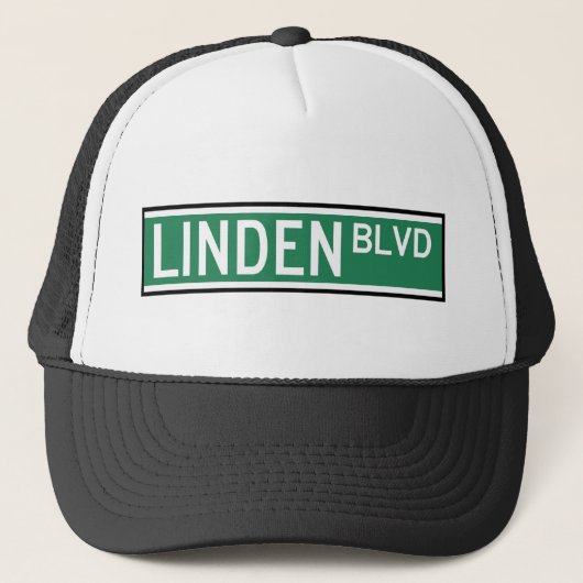 Linden Boulevard Sign Trucker Pet (Voorkant)