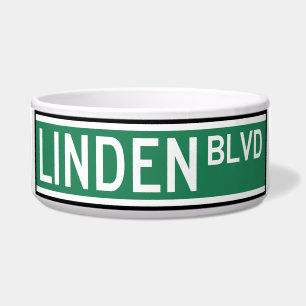 Linden Boulevard Sign Voerbakje