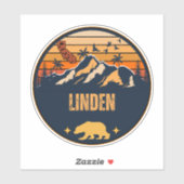 Linden, Californië Sticker (Vel)