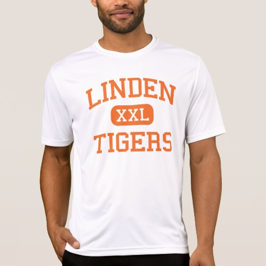 Linden - Tigers - High School - Linden New Jersey T-shirt (Voorkant)