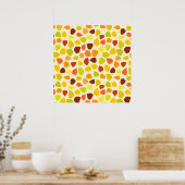 Lindenboom herfstbladeren poster (Keuken)