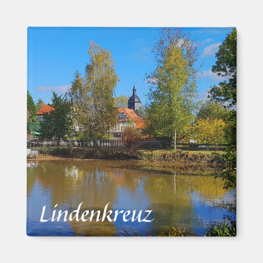 Lindenkreuz in Thüringen Magneet (Voorkant)