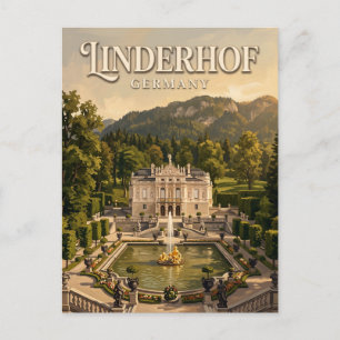 Linderhof Paleis Duitsland Briefkaart