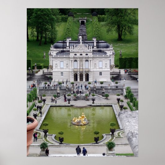 Linderhof paleis poster (Voorkant)