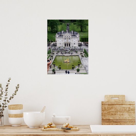 Linderhof paleis poster (Keuken)