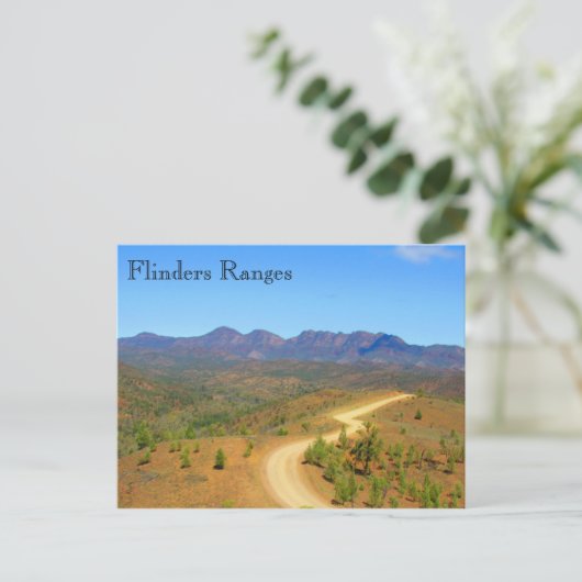 linders bereiken weg briefkaart (Staand voorkant)