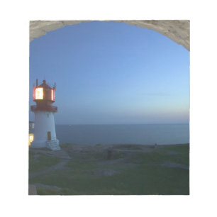 Lindesnes fyr, het meest zuidelijke punt van Noorw Notitieblok