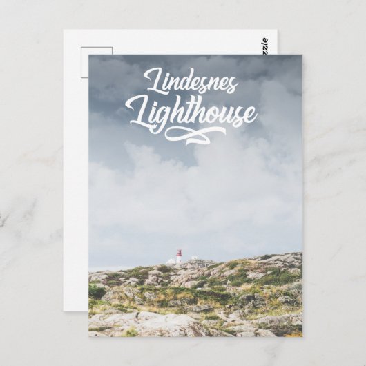 Lindesnes Lighthouse Briefkaart (Voorkant / Achterkant)
