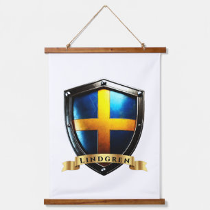 Lindgren Zweden Heritage Shield Hangend Wandkleed