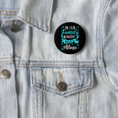Lindgroene lint Ptsd Posttraumatische Stress Angst Ronde Button 5,7 Cm (In situ)