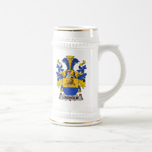 Lindholm Family Crest Bierpul