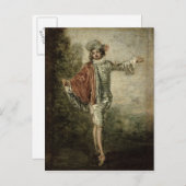 L'Indifferent, 1716 Briefkaart (Voorkant / Achterkant)