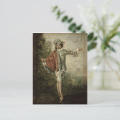 L'Indifferent, 1716 Briefkaart (Staand voorkant)