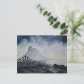 Lindisfarne Castle by Moonlight.JPG Briefkaart (Staand voorkant)