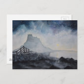 Lindisfarne Castle by Moonlight.JPG Briefkaart (Voorkant / Achterkant)