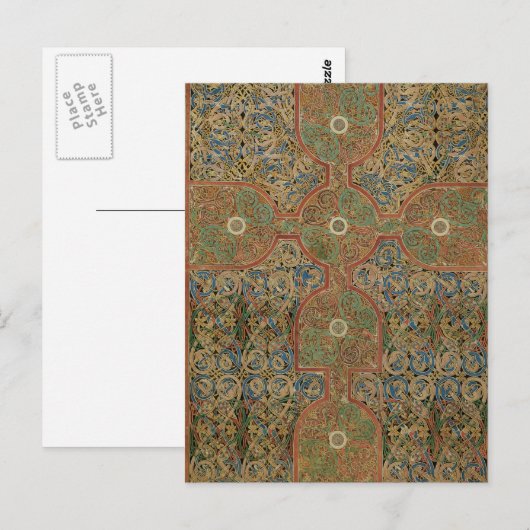 Lindisfarne Celtic Cross Briefkaart (Voorkant / Achterkant)