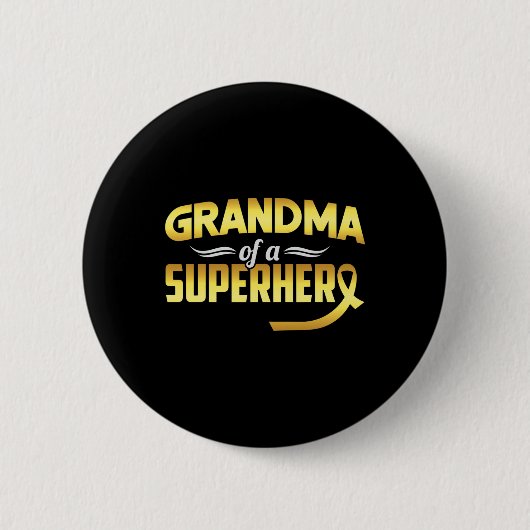 Lindkanker Grootmoeder Van Een Superheldenfamilie Ronde Button 5,7 Cm (Voorkant)