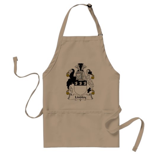 Lindley Family Crest Standaard Schort (Voorkant)