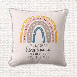 Lindo Arcoiris Boho Acuarela Multicolor Kussen