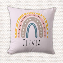 Lindo Arcoiris Boho Acuarela Multicolor Kussen