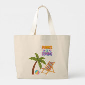 Lindo bolso, comodo y alegre grote tote bag (Achterkant)